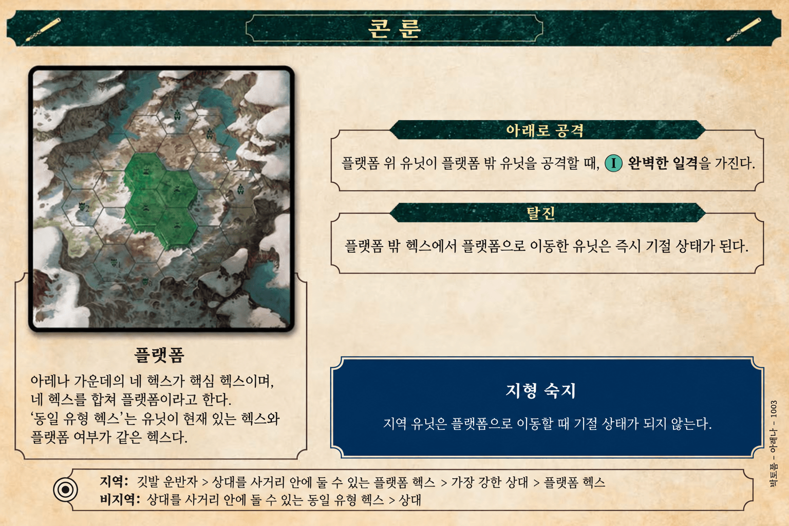 콘 룬 아레나 카드