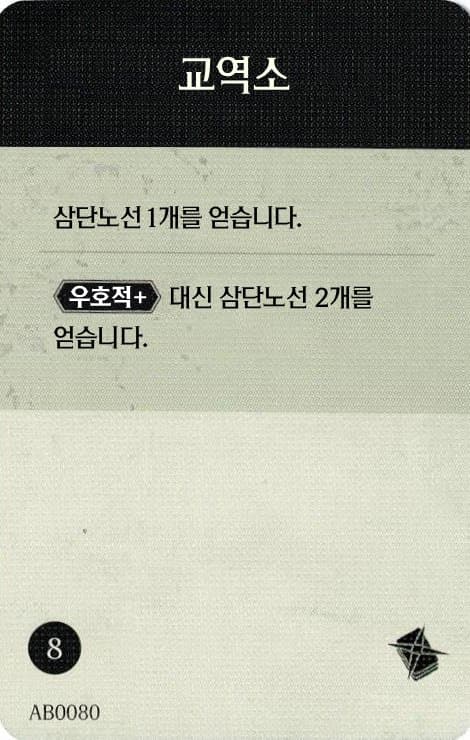 교역소 탐사 카드 단면